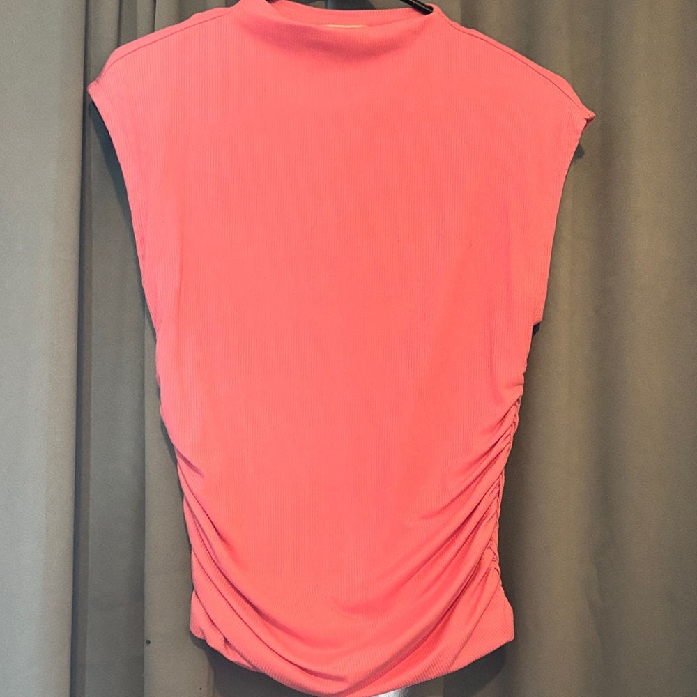 Coral Sleeveless Women's Muscle Tee